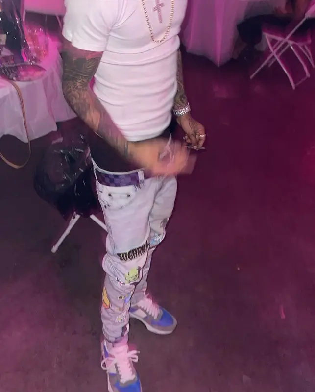 Swae Lee outfit in Sugarhill, Tom Ford, and Louis Vuitton, 2021