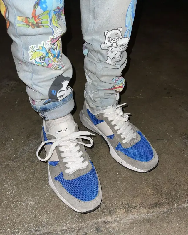 Swae Lee outfit in Sugarhill, Tom Ford, and Louis Vuitton, 2021