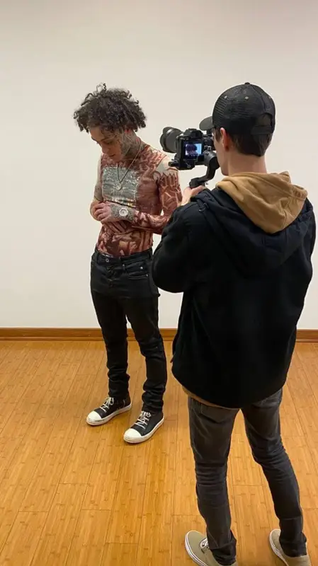 Lil Skies outfit in Rick Owens, 2021
