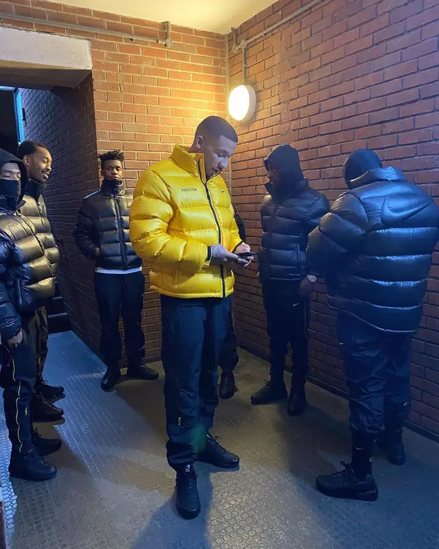Fredo outfit in Nike, Supreme, and Drake Merch, 2020