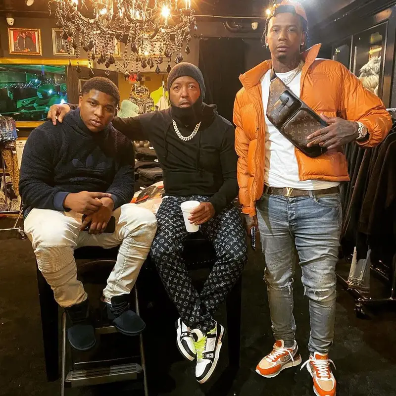 Moneybagg Yo outfit in Louis Vuitton, 2021
