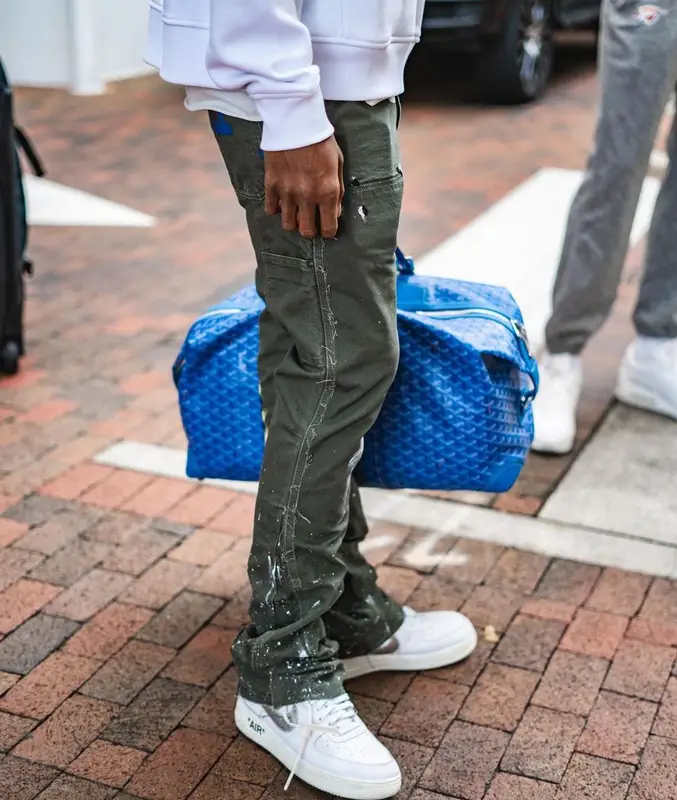 Shai outfit in Nike, Goyard, and Off-White, 2021