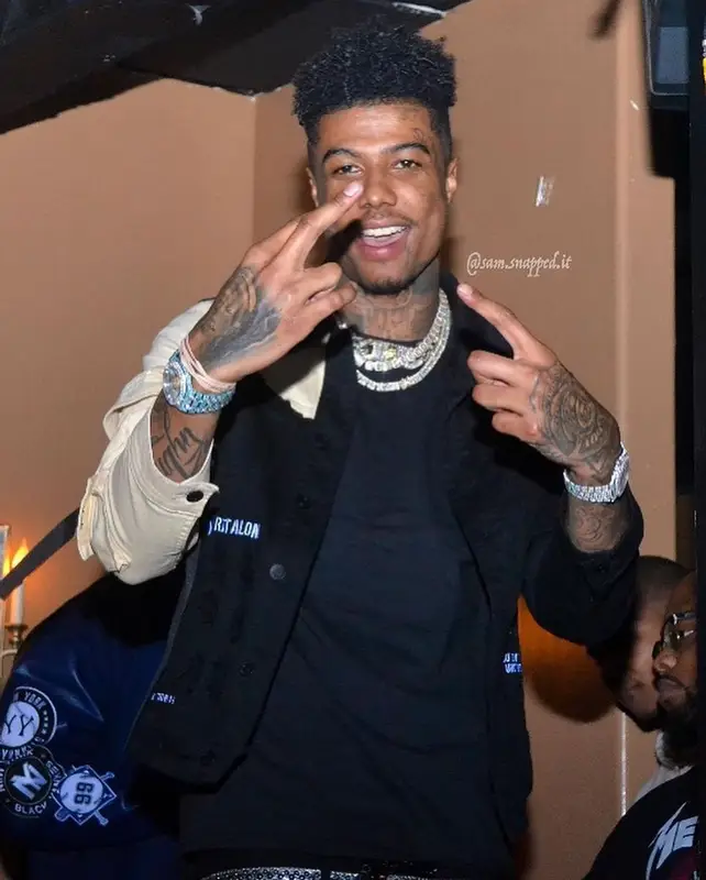 Blueface outfit in Jordan, B.B. Simon, and Coca-Cola, 2021