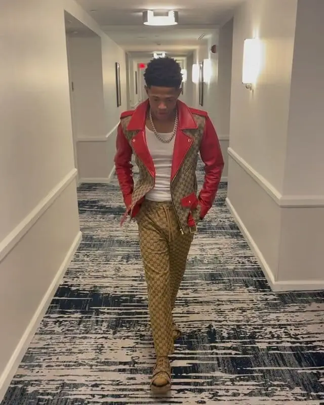 YK Osiris outfit in Exclusive Game and Gucci, 2021