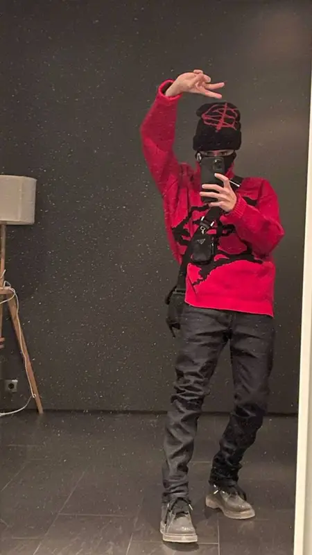 Slava Marlow outfit in Prada, Богема Ленинград, and ÖMANKÖSTORE, 2021