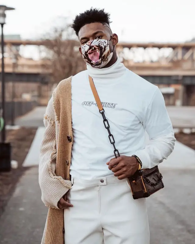 JuJu outfit in Marni, Louis Vuitton, and Saint Laurent, 2021