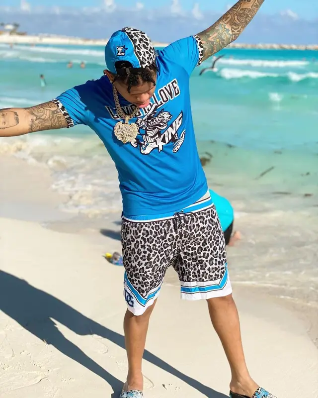 Yella Beezy outfit in Dolce & Gabbana, 2020