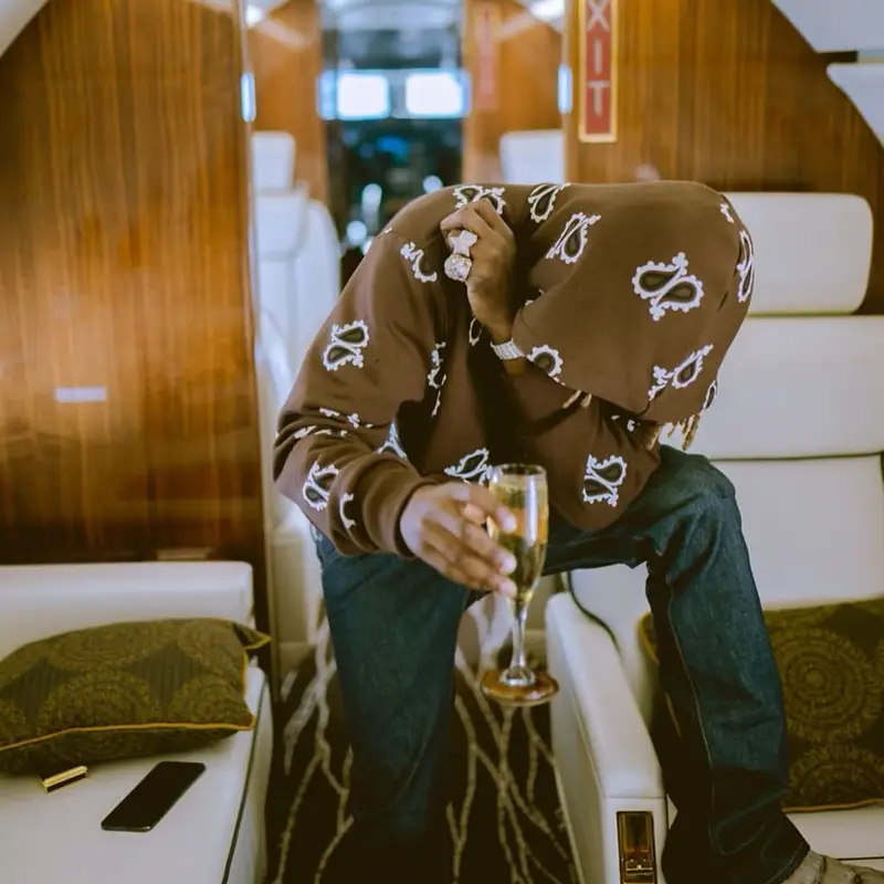 Rich The Kid outfit in Amiri, Custom, and Dior, 2021