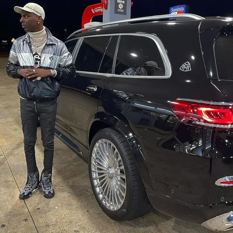 Young Dolph outfit in Rick Owens and Dolce & Gabbana, 2021