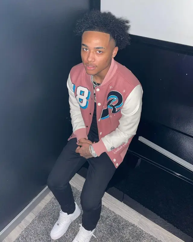 Luh Kel outfit in Runtz, Saint Laurent, and Nike, 2021