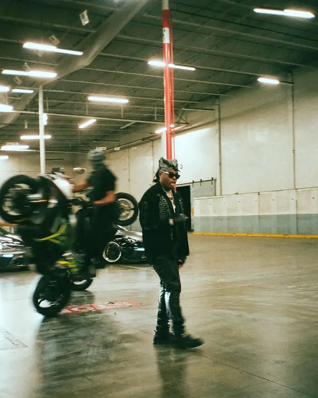 Gunna outfit in Amiri, Rick Owens, and Chrome Hearts, 2021