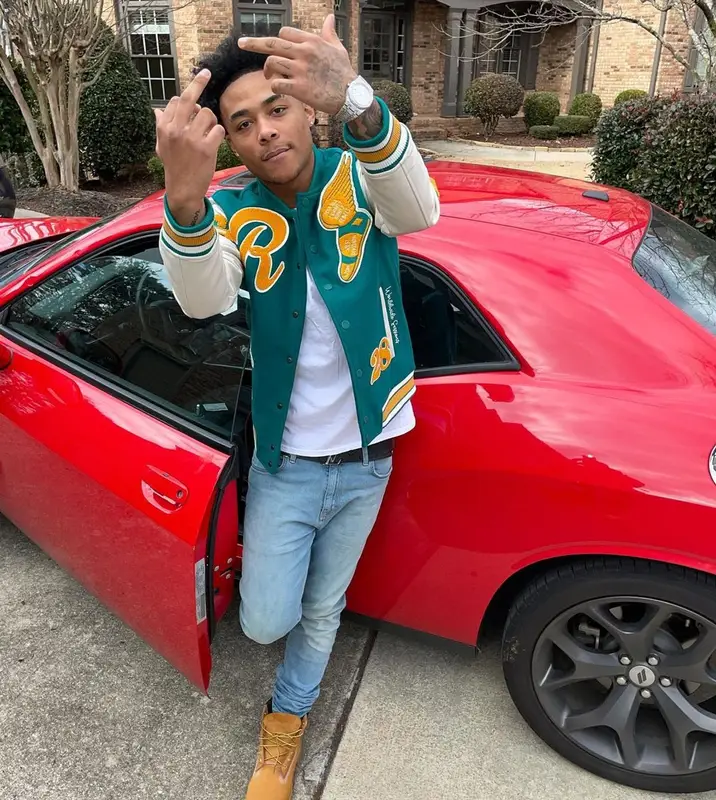 Luh Kel outfit in Saint Laurent, Timberland, and Louis Vuitton, 2021