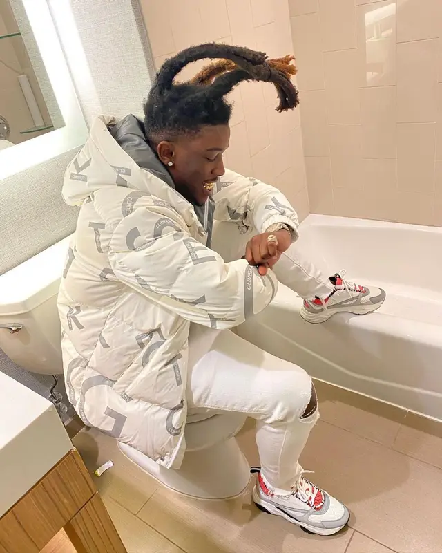 Hot Boii outfit in Amiri and Dior, 2021