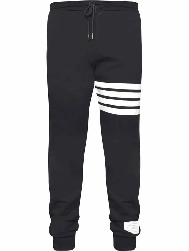 Thom Browne Navy Waffle Sweatpants $980