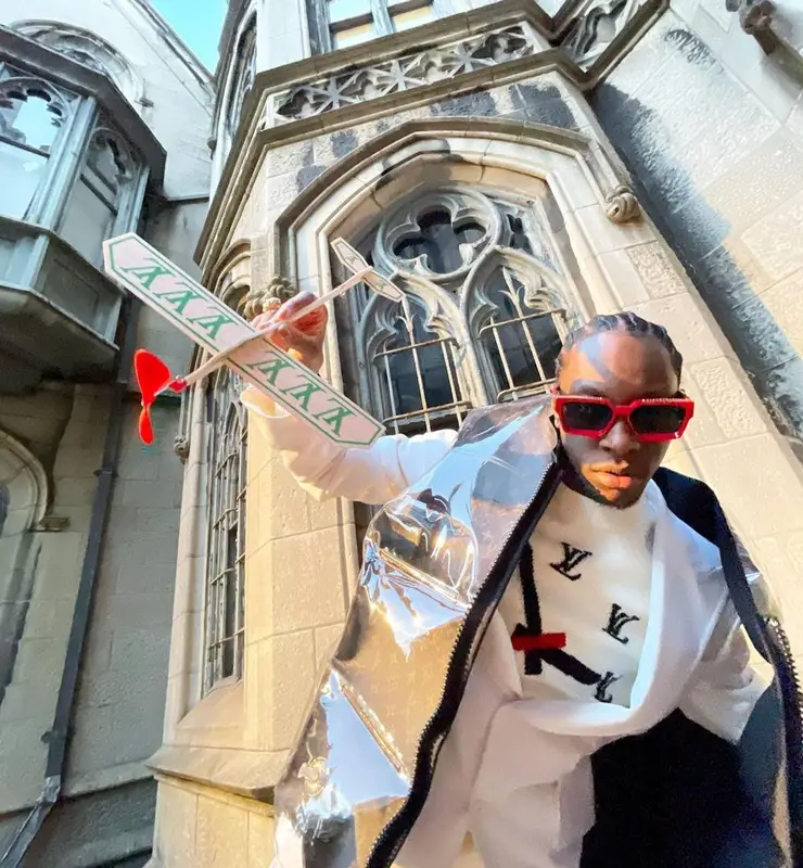 Bloody Osiris outfit in Louis Vuitton, 2021