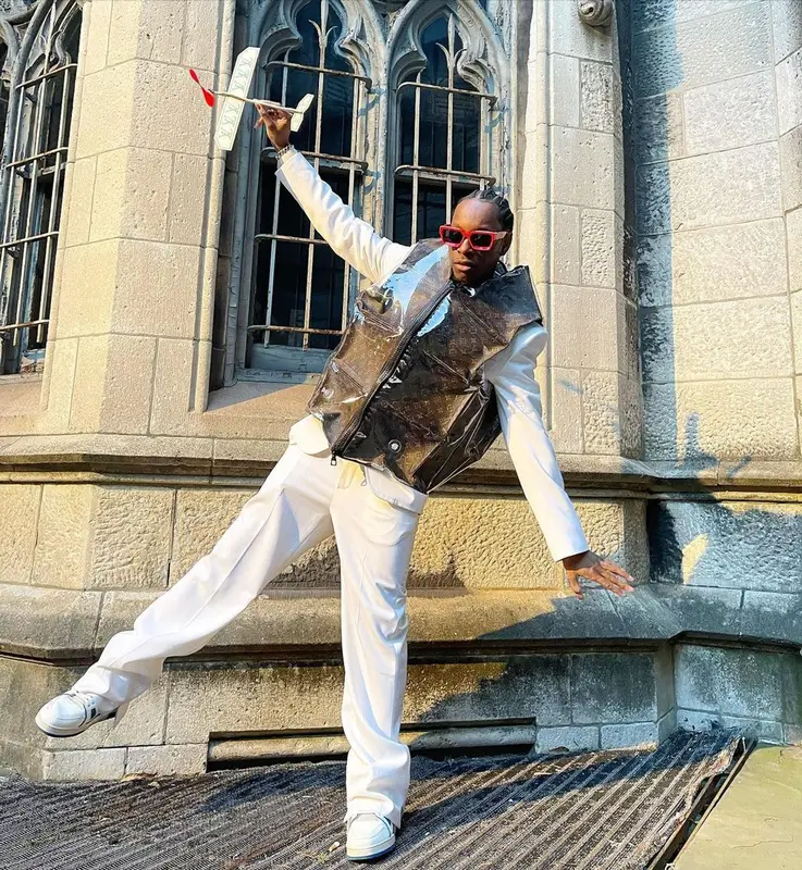 Bloody Osiris outfit in Louis Vuitton, 2021