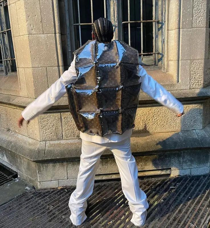 Bloody Osiris outfit in Louis Vuitton, 2021