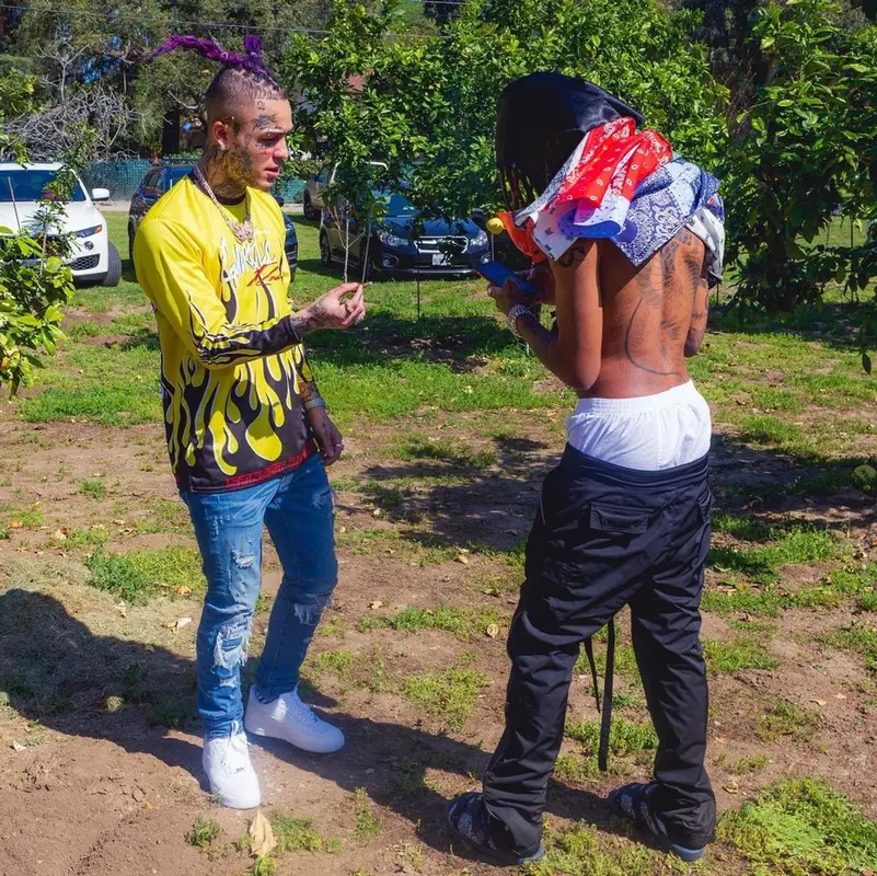 Lil Skies outfit in Gnarcotic, Amiri, and Nike, 2021
