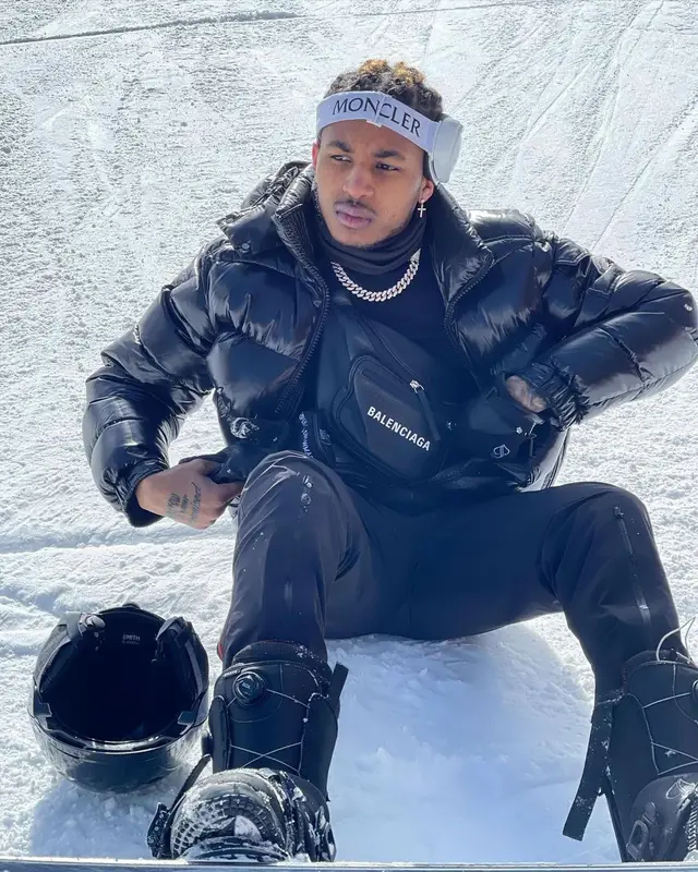 DDG outfit in Prada, Balenciaga, and Moncler, 2021