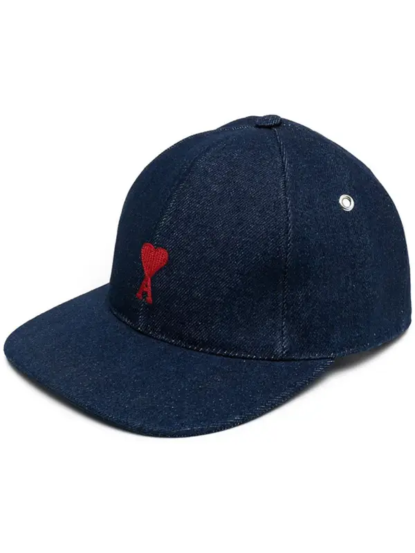 Ami Alexandre Mattiussi Ami Alexandre Mattiussi Men's Blue Cotton Hat $105