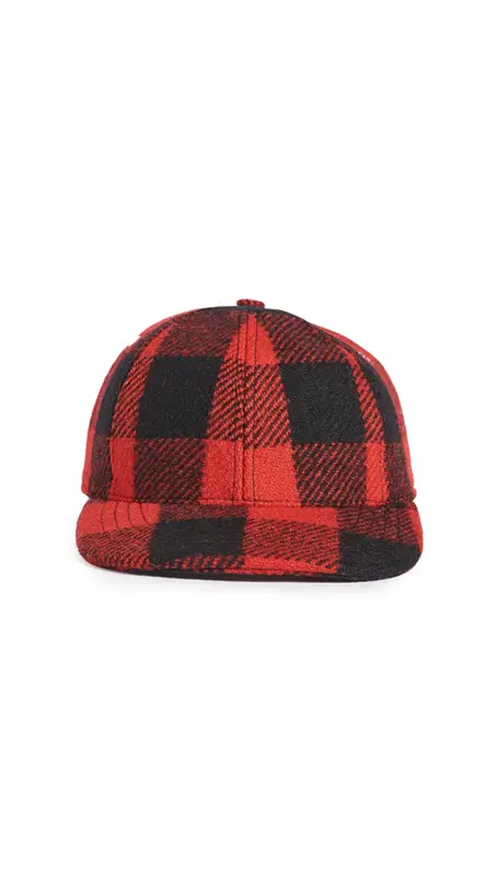 Ami Alexandre Mattiussi Patch Hat In Noir/rouge $150