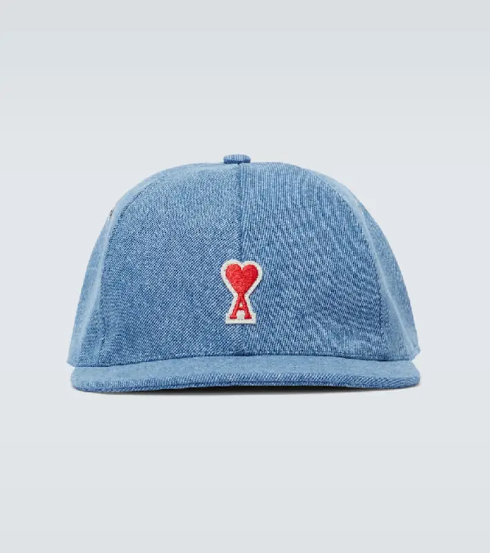 Ami Alexandre Mattiussi Ami De Coeur Baseball Cap In Blue $130