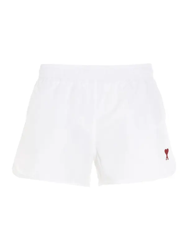 Ami Alexandre Mattiussi Swimshorts In White $193
