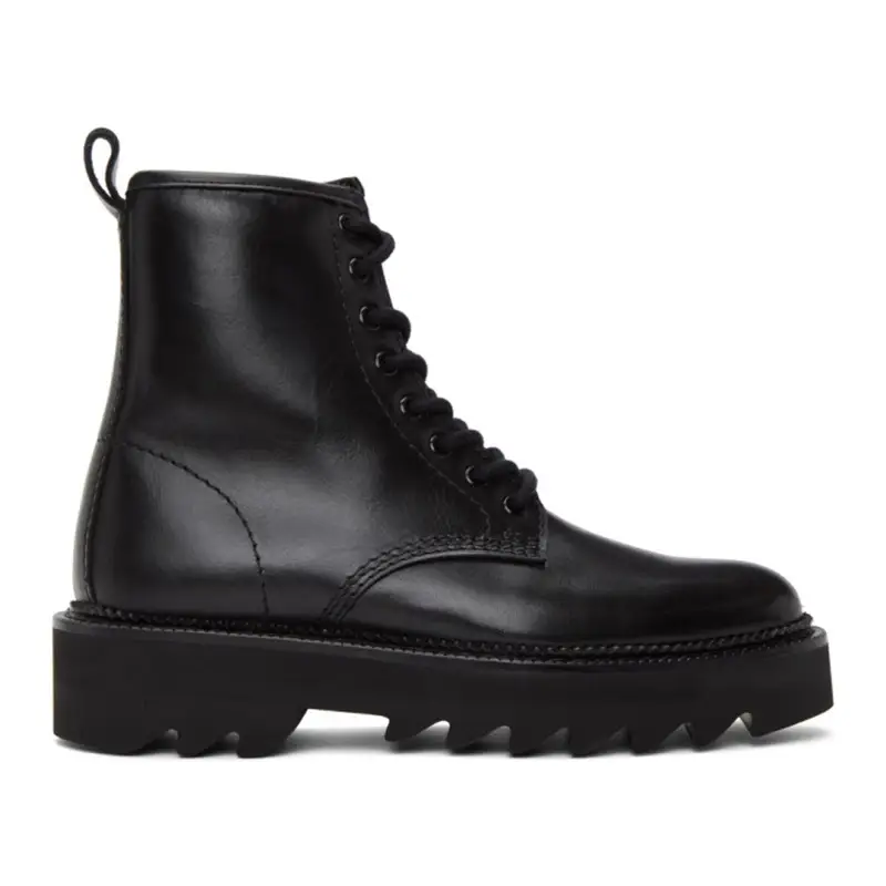Ami Alexandre Mattiussi Ami Alexandre Mattiussi Black Lace-up Ankle Boots In 001 Black $625