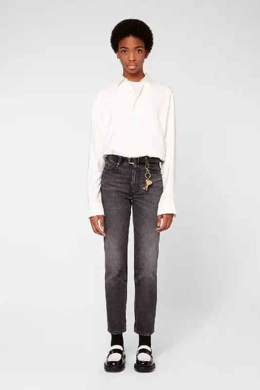 Ami Alexandre Mattiussi Classic Fit 5 Pockets Jeans In Black $265