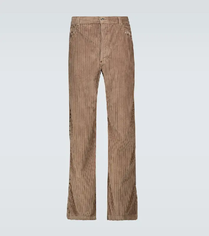 Phipps Wide Whale Corduroy Jeans In Beige $550