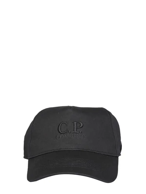 C.P. Company C.p. Company Goggle Baseball Cap In Black $118