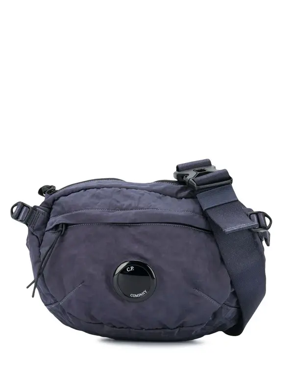 C.P. Company Logo-patch Belt Bag In Blue $188