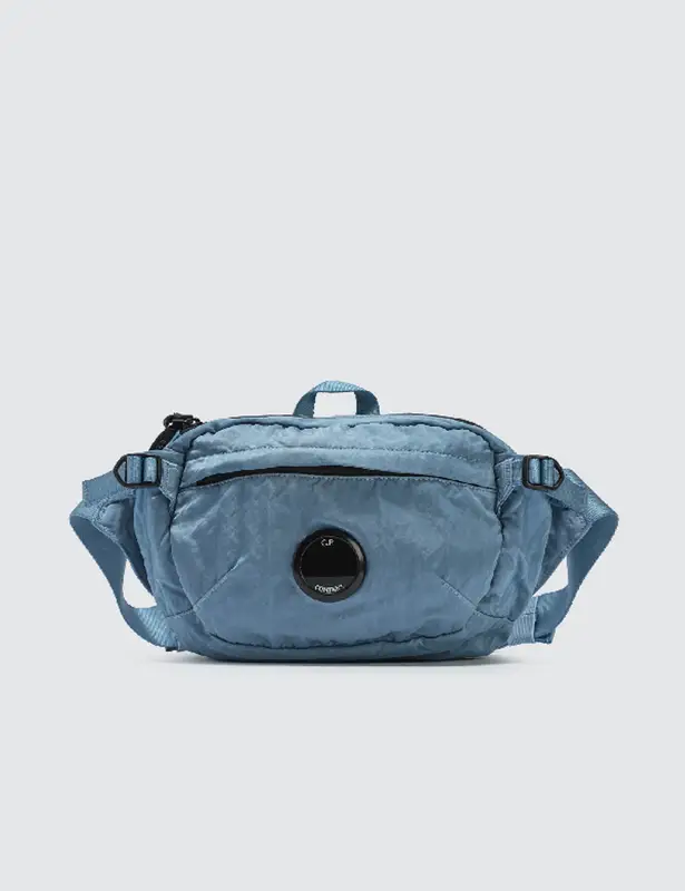 C.P. Company Garment Dyed Lens Crossbody Bag In Blue $140