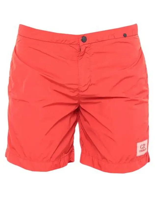 C.P. Company Swim Shorts In Red $99