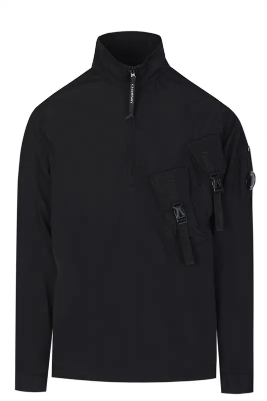 C.P. Company Pullover Jacket In Black $477