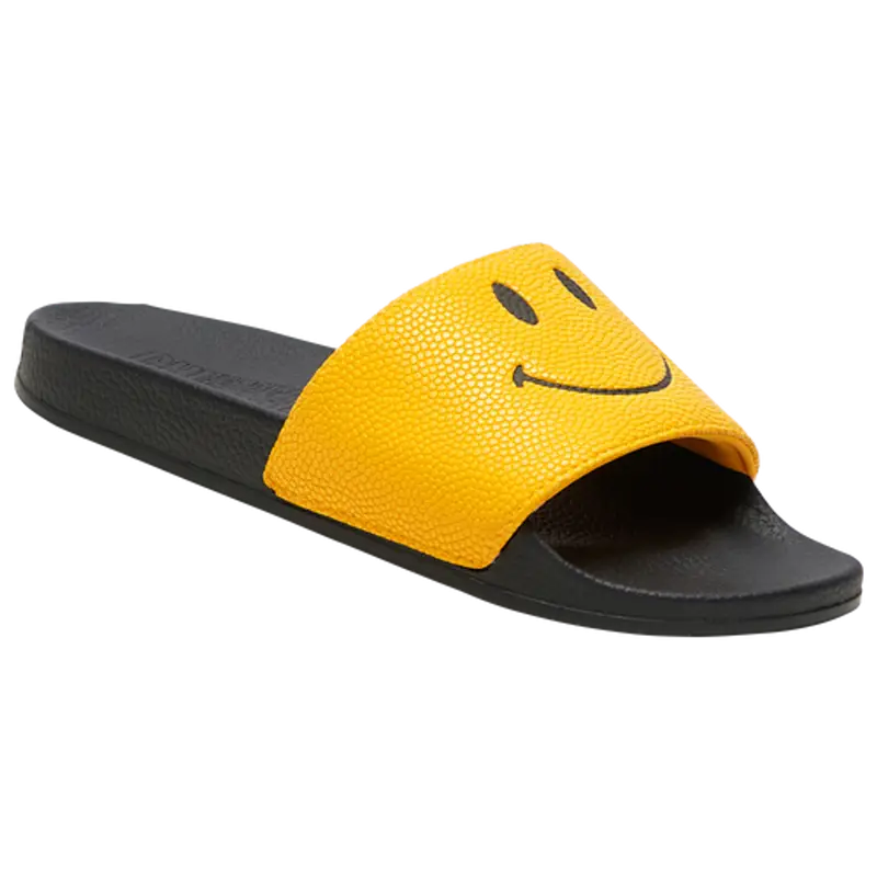 Market Mens Chinatown Market Smiley Slide In Black/yellow $50