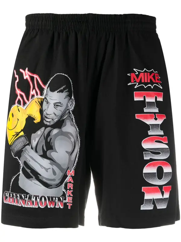 Market Track Shorts In Black $90