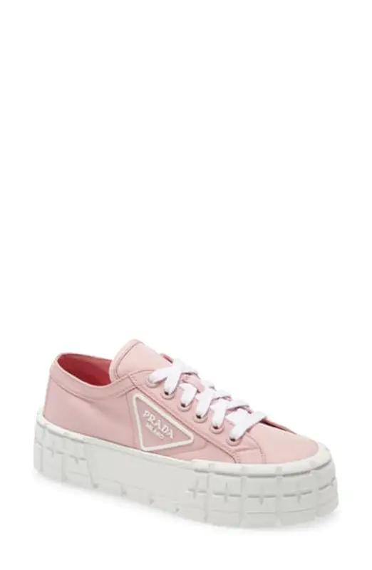 prada logo lug platform sneaker