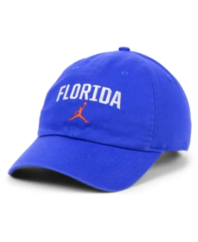 Jordan Florida Gators Heritage 86 Wordmark Swoosh Strapback Cap In Royalblue $28