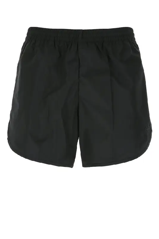 Balenciaga Knee-length Swim Shorts In Black $550