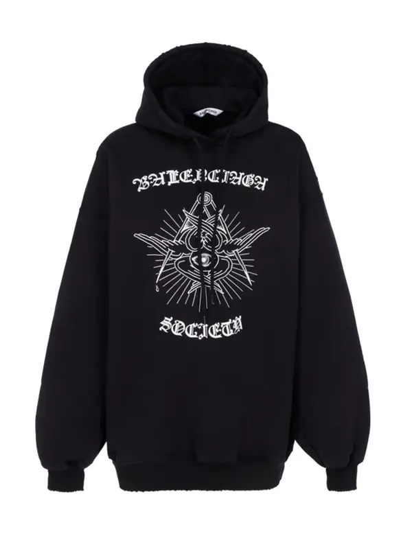 balenciaga gothic hoodie