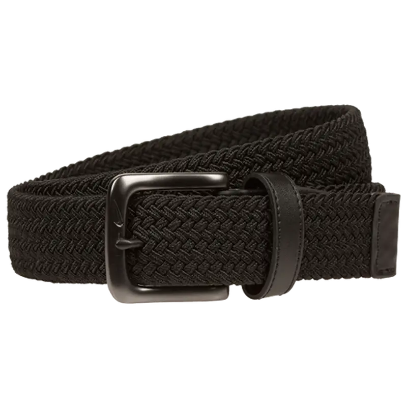 Nike Stretch Woven Golf Belt In Black $38
