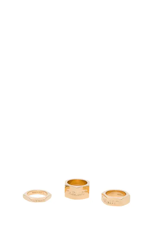 Off-White Bolt Ring In Oro $380