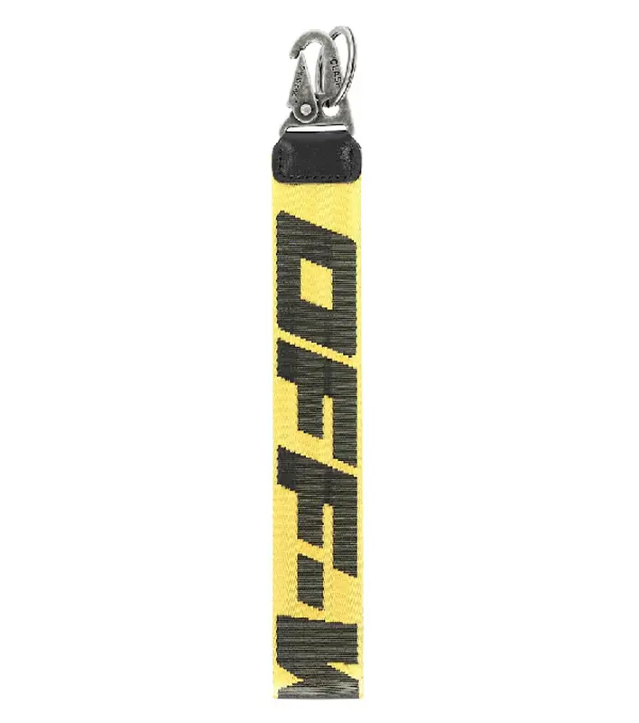 Off-White 2.0 Industrial Keychain In Yellow $195