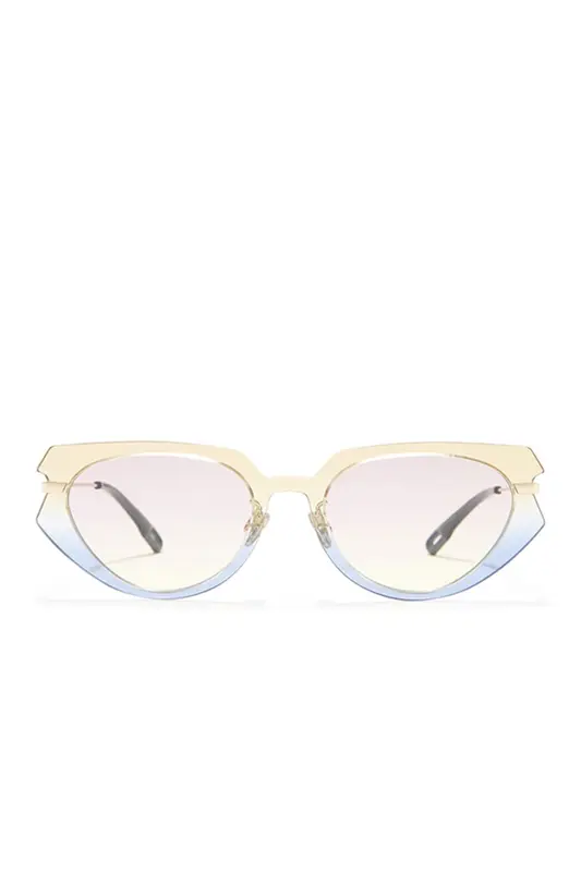 Dior Attitude 53mm Geo Sunglasses Dior DIORATTITUDE2 03LG VC Brown Blue/ Ar 53mm Cat Eye  main image 3