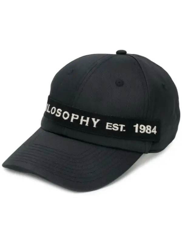 Philosophy Di Lorenzo Serafini Logo Patch Baseball Cap In Black $280