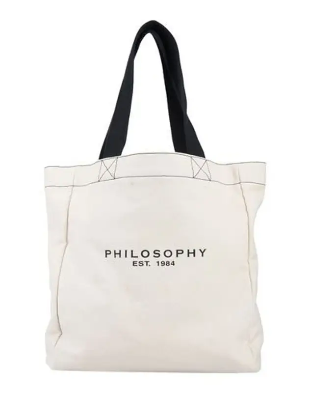 Philosophy Di Lorenzo Serafini Handbag In Ivory $139