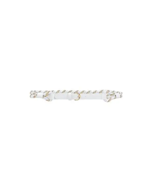 Philosophy Di Lorenzo Serafini Thin Belt In White $169
