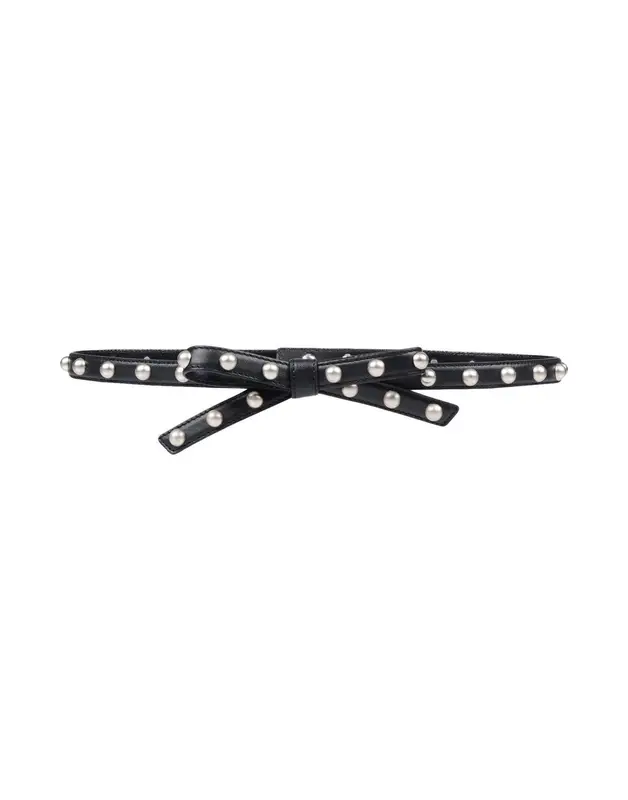 Philosophy Di Lorenzo Serafini Thin Belt In Black $192