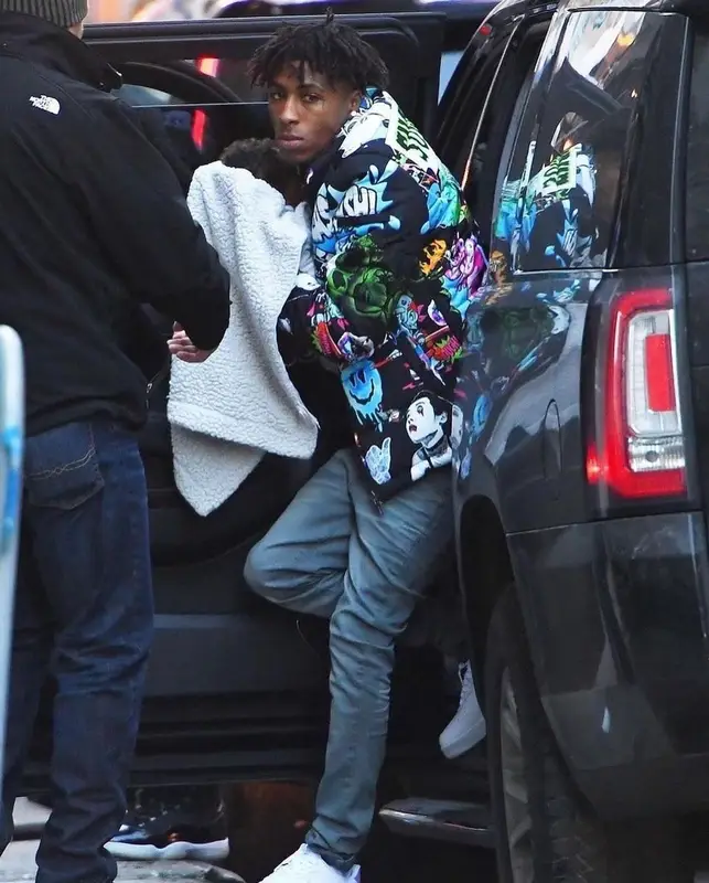 NBA YoungBoy outfit in Sugarhill, Serenede, and Nike, 2021